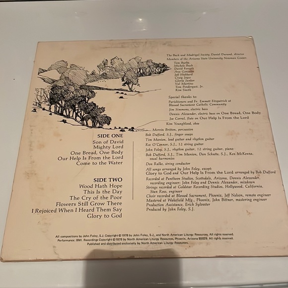 Wood hath hope liturgical music John Foley S.J. LP vinyl record album Christian - Picture 2 of 16